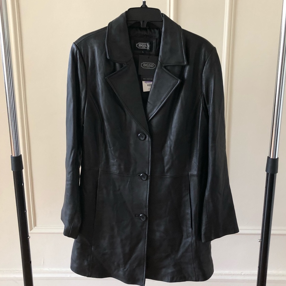 BGSD Leather Coat
